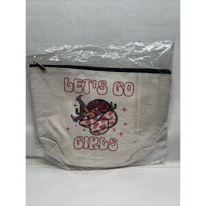 Let’s Go Girls Cowgirl Makeup Bag Cosmetic